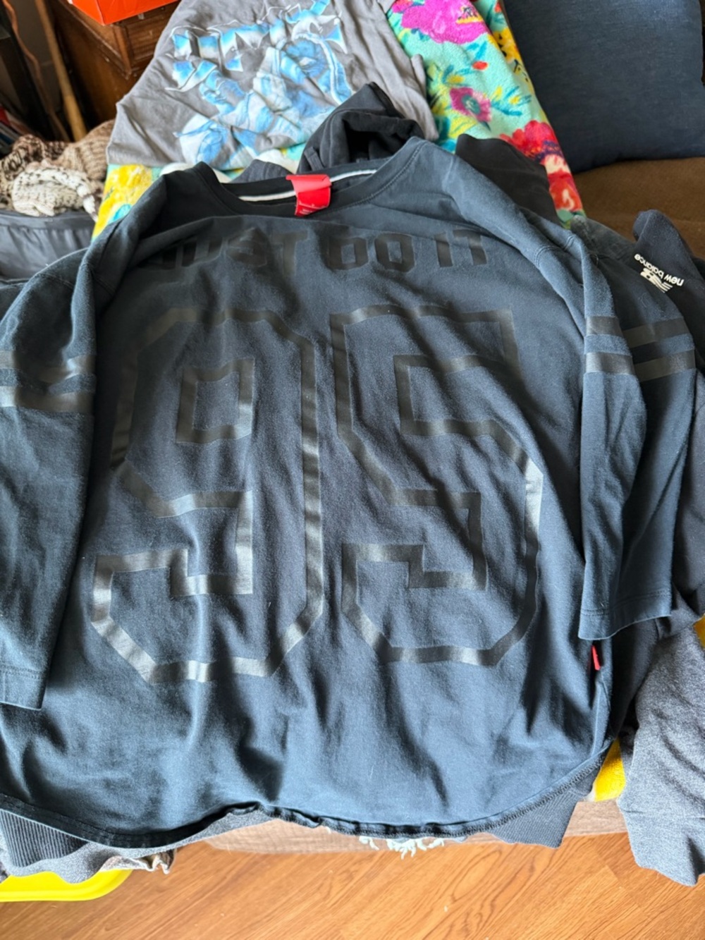 Nike Black Long 3/4 sleeve tshirt